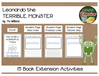 mo willems monster