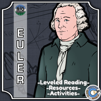 Preview of Leonhard Euler Biography - Reading, Digital INB, Slides & Activities