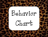 Leopard Behavior Clip Chart