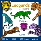 Leopard Clipart, 100 Images, Commercial Use