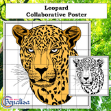 Leopard Collaborative Coloring Poster. Bulletin Board Craf