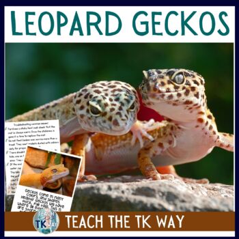 Preview of Leopard Gecko Classroom Pet Science Book