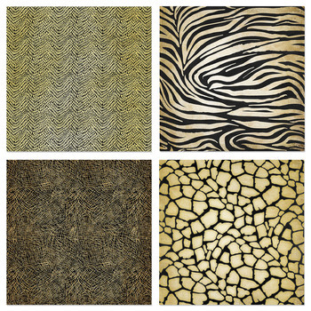 Download Cheetah Print Digital Paper Black And Gold Scrapbook Paper Backgrounds