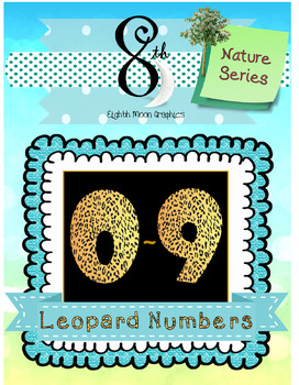 Preview of Leopard Print Number Clip Art