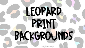 Leopard Print Template GROWING BUNDLE by Caffeinate Create Repeat