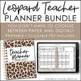 Leopard Teacher Planner BUNDLE