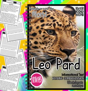 Preview of Leopard | Worksheets | Animals Around The World | Science | Nature