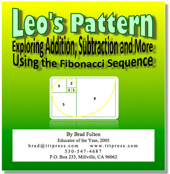 Preview of Leo's Pattern: Exploring Addition and Subtraction Using the Fibonacci Sequence