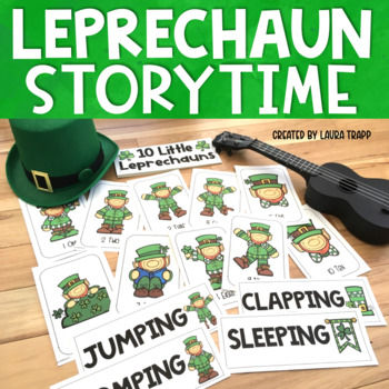 Preview of Leprechaun Activities for March Library Lessons - St. Patrick's Day Storytime