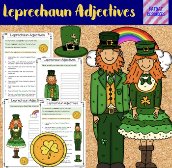 Preview of Leprechaun - Adjectives