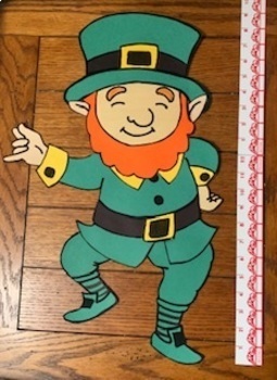 Preview of St. Patrick's Day Leprechaun Craft / Art / Bulletin Board Decoration