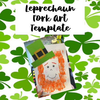 Preview of Leprechaun Art Template - St. Patrick's Day Art