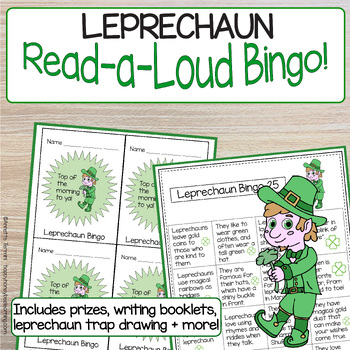 Preview of Leprechaun Bingo Game + Prizes | Irish Studies | Writing Books | Design a Trap