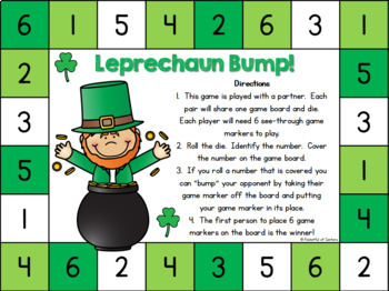 leprechaun recognition bump number game preview