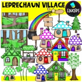 Leprechaun Village Clip Art Set {Educlips Clipart}