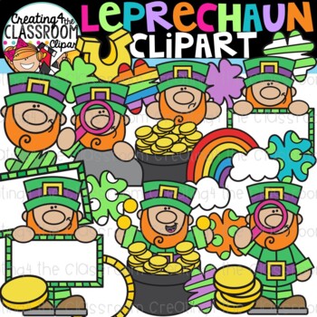 Preview of Leprechaun Clipart (St. Patrick's Day Clipart)