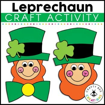 Preview of How to Catch a Leprechaun Craft St Patrick's Day Activities Kindergarten March