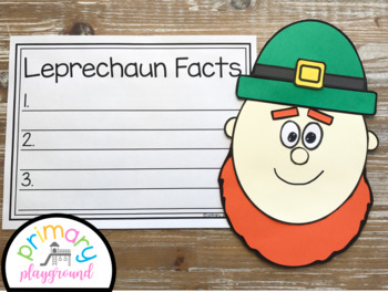 Leprechaun Craft With Writing Prompts/Pages by Primary Playground