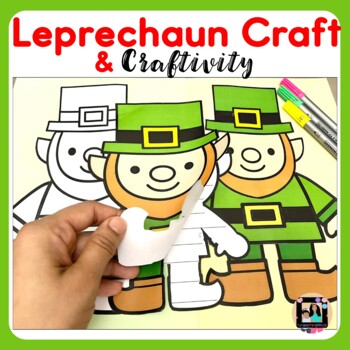 Preview of Leprechaun Craft & Writing Activity |  St. Patrick's Day Craft