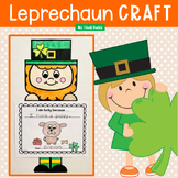 Leprechaun Craft Activity with Writing Page  (St. Patrick'