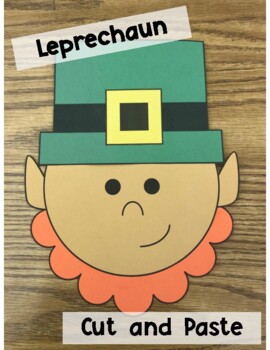 Leprechaun Cut and Paste St. Patrick's Day Craft by Ms G Gets Crafty
