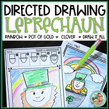 Preview of St. Patrick's Day Directed Drawing |Leprechaun | Kindergarten & First Grade