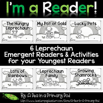 Preview of Leprechaun Emergent Readers and Response Activities (I'm a Reader Bundle)