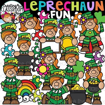 Preview of Leprechaun Fun Clipart {St. Patrick's Day Clipart}