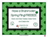 Leprechaun Glyph FREEBIE!  Clean Desks, Collect Data and C