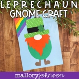 Leprechaun Gnome Craft with writing prompts