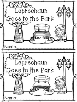 Preview of "Leprechaun Goes to the Park" (A March Emergent Reader Dollar Deal)