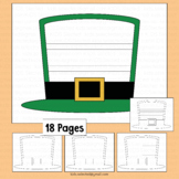 Leprechaun Hat Template St Patricks Day Writing Paper Acti