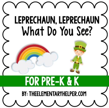 Preview of Leprechaun, Leprechaun Adapted Book for Preschool and Kindergarten