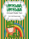 Leprechaun, Leprechaun Emergent Reader Pack Common Core Aligned