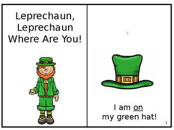 Preview of Leprechaun, Leprechaun, Where Are You? Interactive St. Patrick's Day Book