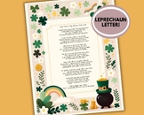 Leprechaun Letter For Kids | Leprechaun Note For Leprechaun Trap