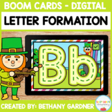 Leprechaun Letter Formation - Boom Cards - Distance Learni