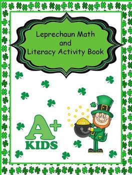 Preview of Leprechaun Math and Literacy Activity Book, K-2