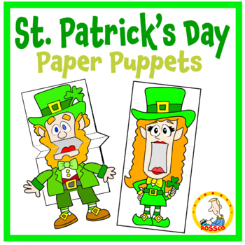 Preview of Leprechaun Paper Puppets