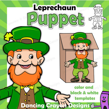 Preview of Leprechaun Puppet | St. Patrick's Day Craft