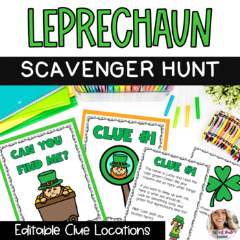 Preview of St Patrick's Day Leprechaun Scavenger Hunt