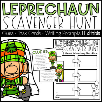 Preview of Leprechaun Scavenger Hunt | St. Patrick's Day Activities | St. Patty's Day