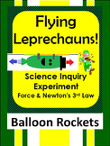 St. Patrick's Day Leprechaun Science Inquiry force experim