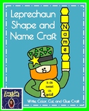 Leprechaun Shape Craft and Name Activity: Saint Patrick's 