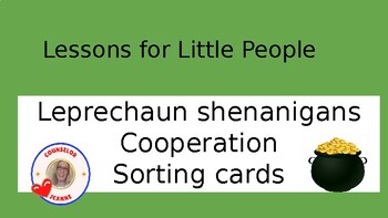 Preview of Leprechaun Shenanigans Cooperation Sorting Cards