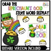 Leprechaun Sight Word Display | Classroom Display | Editable