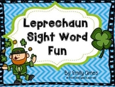 Leprechaun Sight Word Fun-St. Patrick's Day