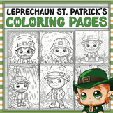 Leprechaun St. Patrick's Day Coloring Pages | March St. Pa