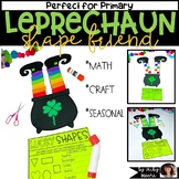 Leprechaun St Patricks Day Math Shape Craft | Leprechaun s
