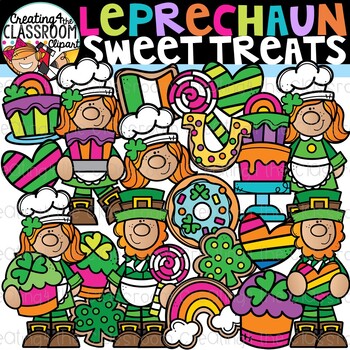 Preview of Leprechaun Sweet Treats Clipart {St. Patrick's Day Clipart}